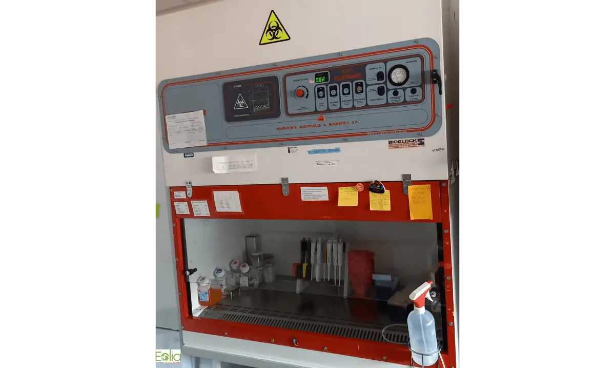 EOLIA réalise un audit de poste de sécurité microbiologique (PSM) avec maintenance corrective