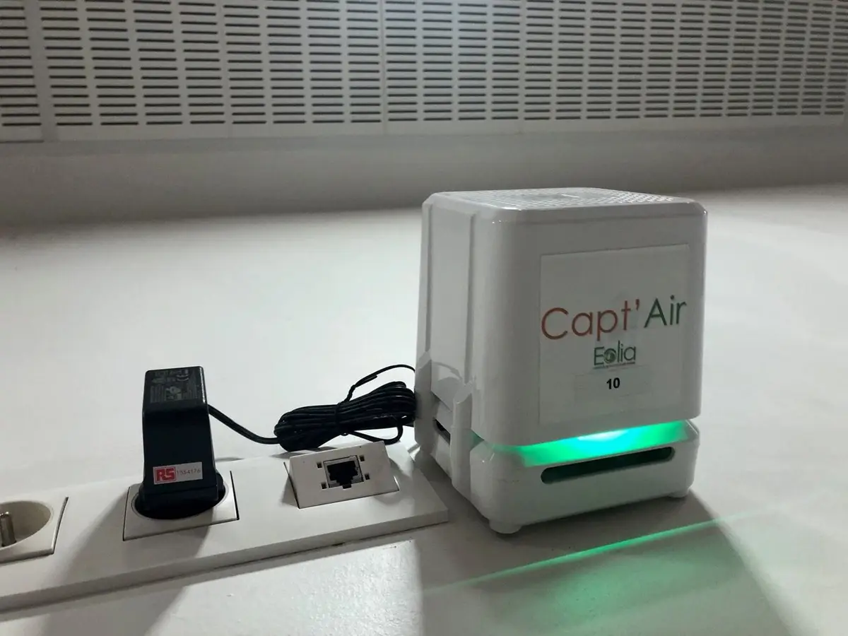 Communiqué de presse : pose de capteurs CO2 à l’AP-HM pour lutter contre le COVID