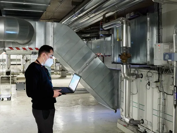 Relevé des paramètres d’une centrale de traitement d’air