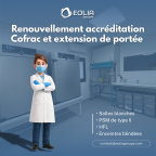 Renouvellement accréditation COFRAC