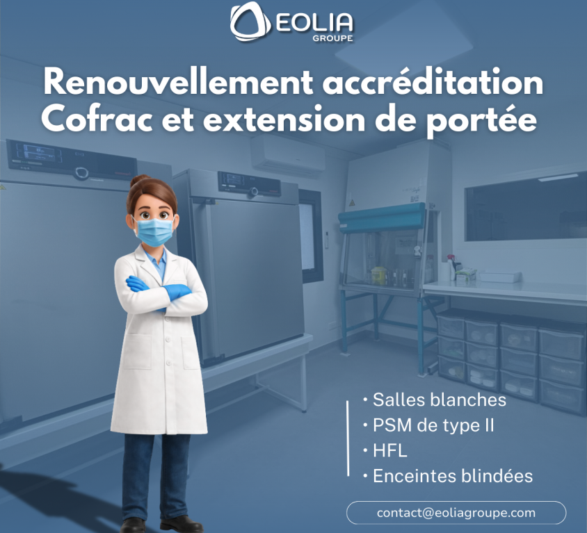 Renouvellement accréditation COFRAC